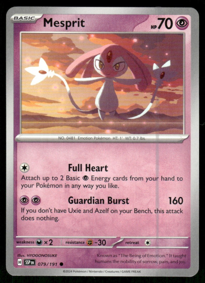 2024 Scarlet & Violet Series - Surging Sparks Mesprit Common #79