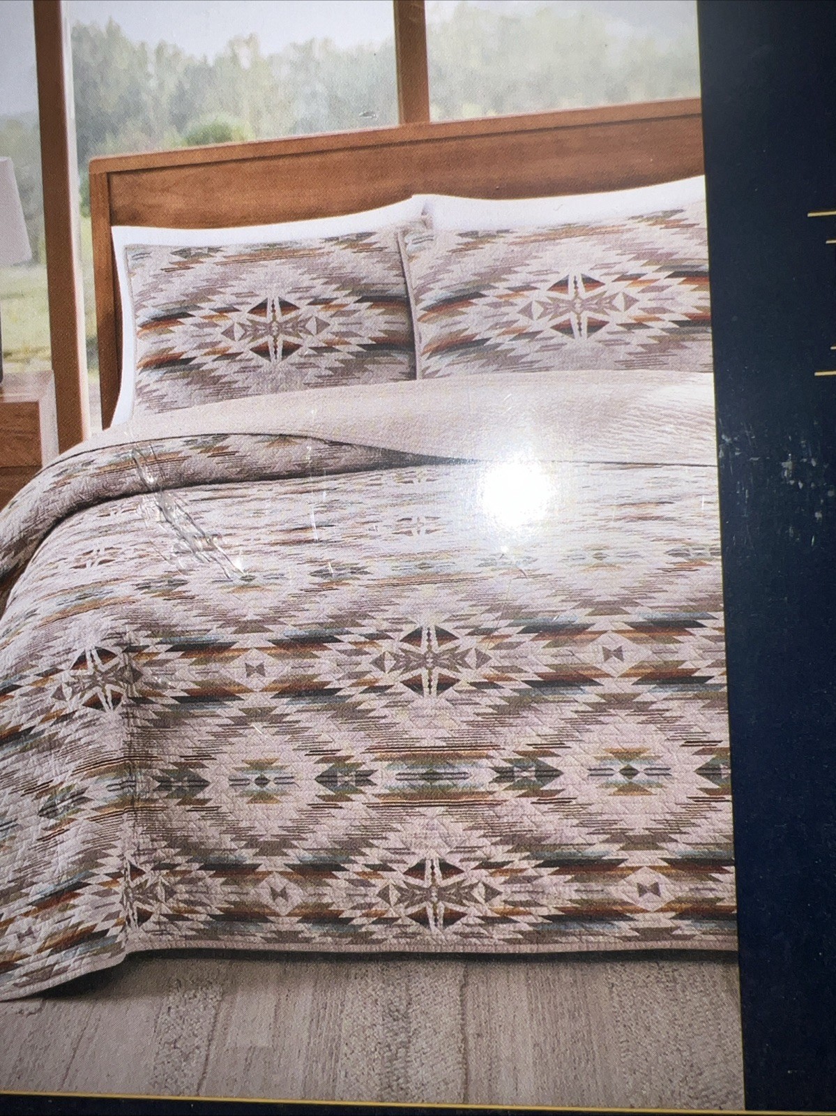 Pendleton King Pendleton King Coverlet Set Summerland Tan Cotton New | eBay