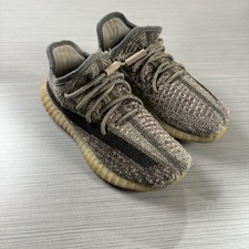 Adidas Yeezy Boost 350 V2 Shoes Kids 12.5 Gray Zyon Primeknit Black Stripe Knit