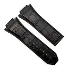 Hublot Spirit of Big Bang 30mm x 22mm Black Alligator Watch Strap Authentic OEM