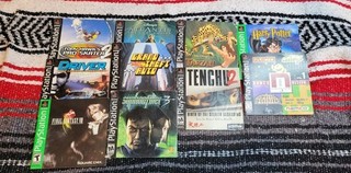Lotto di 10 manuali PS1 (GTA Driver Final Fantasy)
