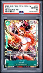 Nami (Alternate Art) OP14-031 The Azure Sea's Seven Foil