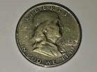 1948 FRANKLIN HALF DOLLAR 50C US COIN IN CLEAR CAPSULE CIRCULATED 90% SILVER