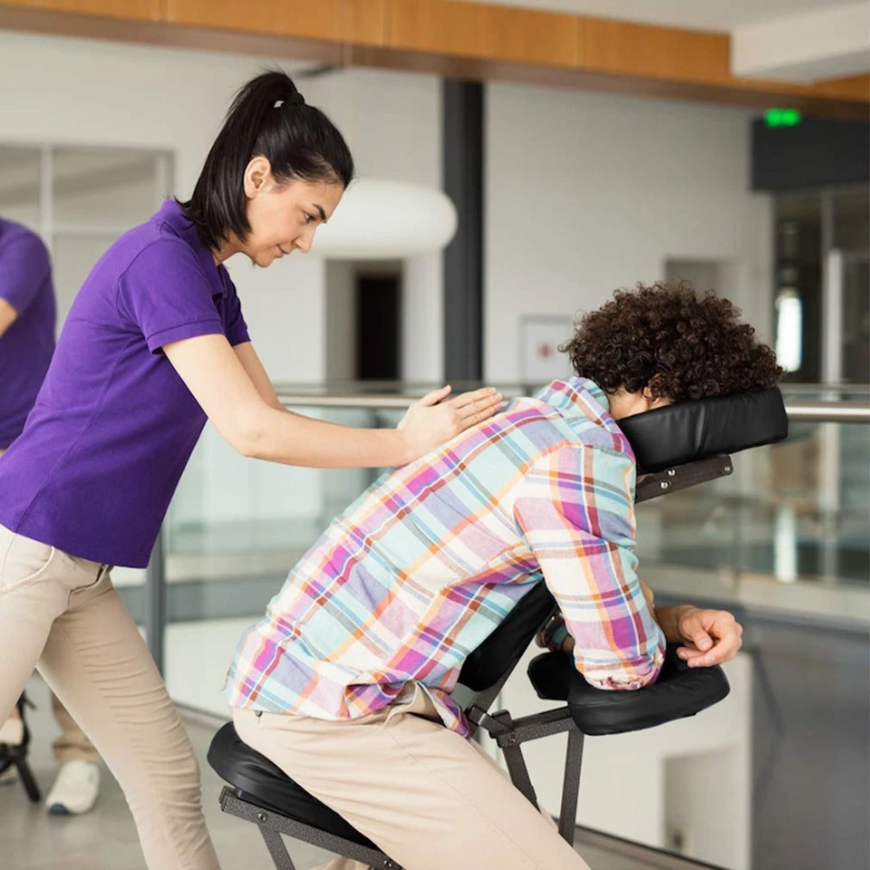 Silla de Masaje Portátil para Tatuaje y Spa Silla de Terapia de Masaje Plegable con... Foto 2 de 4