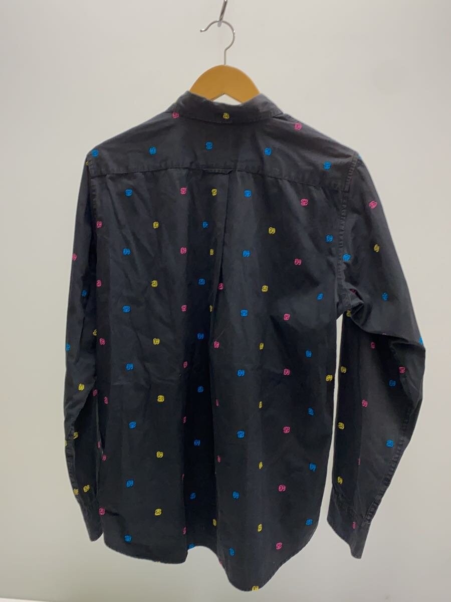 STUSSY Button-Down Dress Shirt with Embroidered Logo and Monogram, Size L, Cotto thumbnail 2