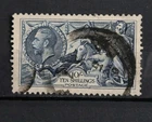 GB KING GEORGE V SG 452 10S INDIGO RE ENGRAVED USED