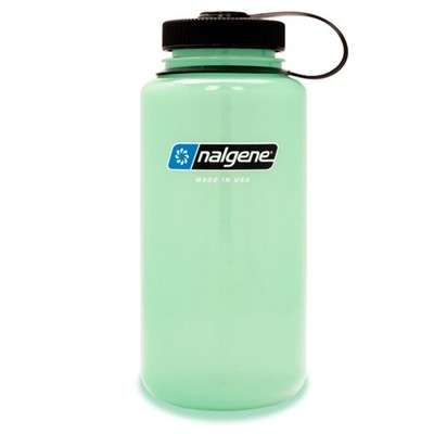 Nalgene Trinkflasche Weithals Sustain 1L BPA-frei glow in the dark