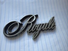 1978-1988 Oldsmobile Cutlass Delta 88 Royale Roof Pillar Script Emblem Oem