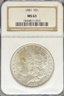1881 Morgan Dollar MS63 NGC (#PA1834811012)