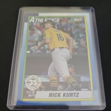 2025 Topps Update Series - 1990 Topps Baseball Nick Kurtz Holo #U90-17 (RC)
