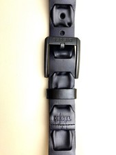 Diesel Leder Gürtel Schwarz