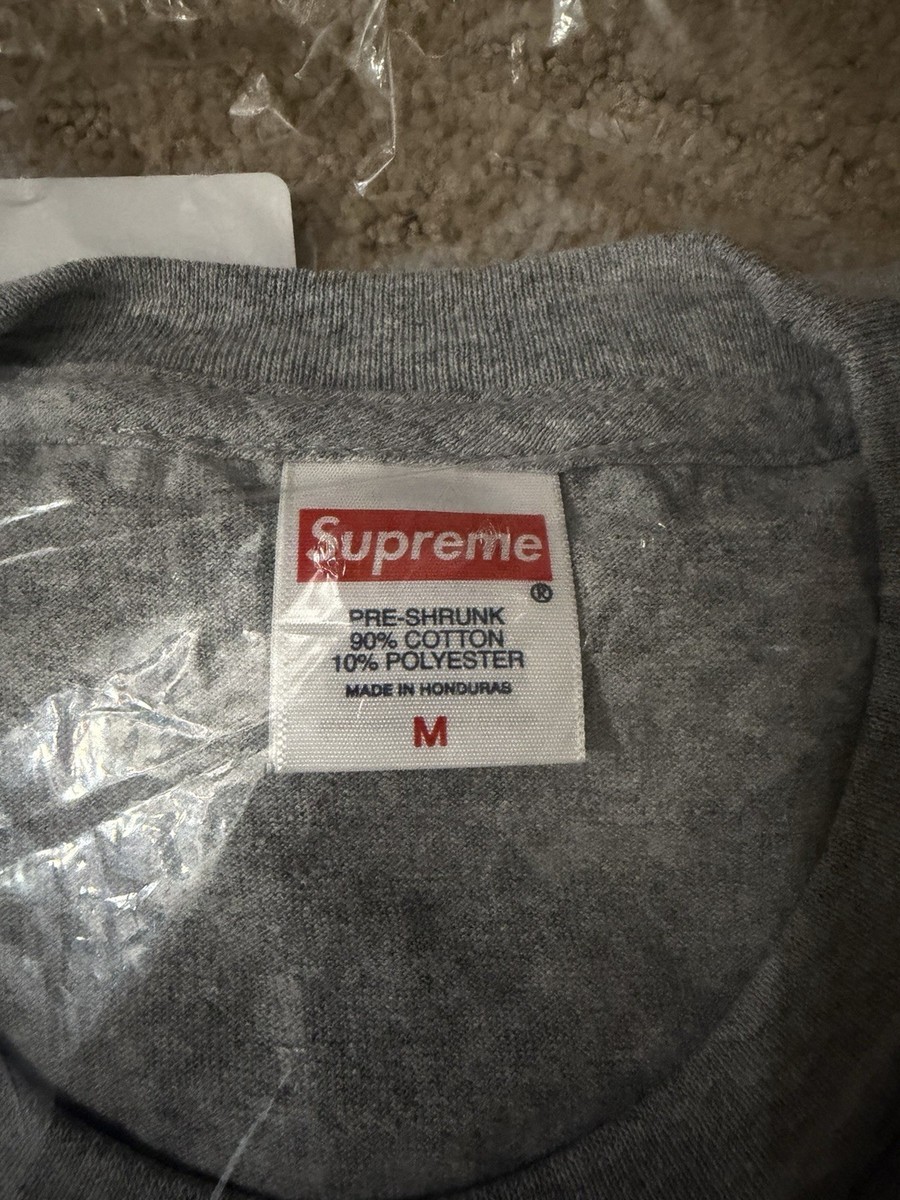 Supreme SS26 Aretha Tee Grey Size Medium Brand New IN HAND | eBay