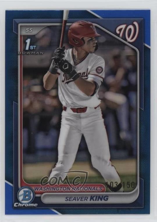 2024 Bowman Draft Chrome Blue Refractor 103/150 Seaver King #BDC-62 ez6