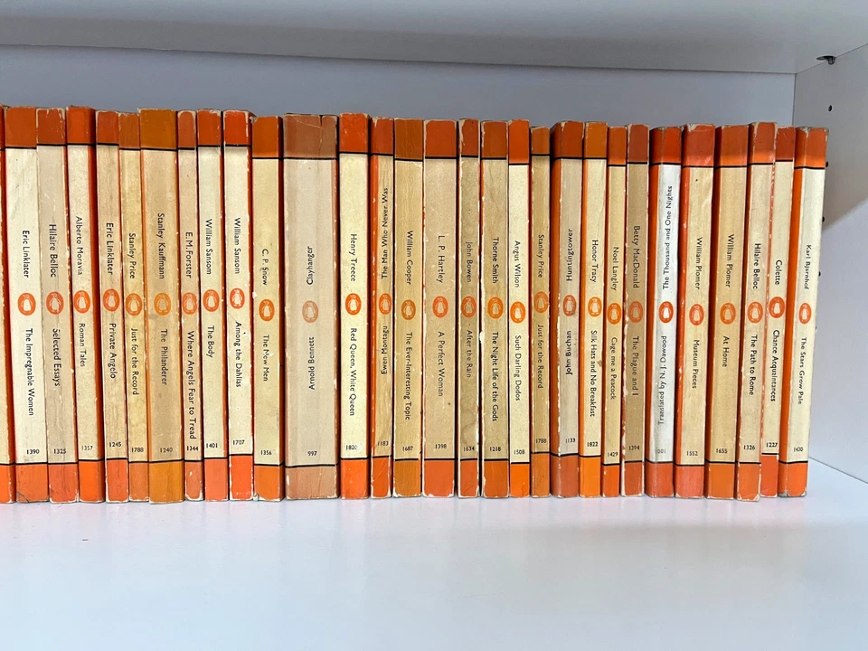 Vintage Penguin Books Orange Spine Collection 55 Paperbacks 1950s 1960s Lit - image 4 of 4