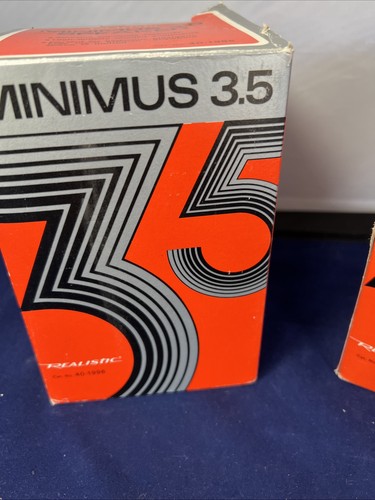 Realistic Minimus-3.5 40-1996 altoparlanti 15w con scatola staffa di montaggio coppia vintage - Foto 4 di 12