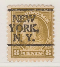 UNITED STATES US Stamp Precancel NEW YORK NY A30P42F45597