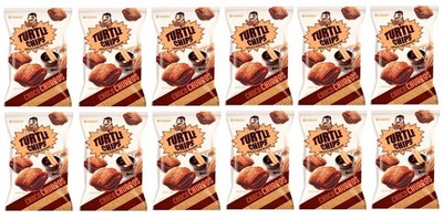 12 Tüten a 80g Orion Turtle Chips Choco Churros geüllte Schoko Chips