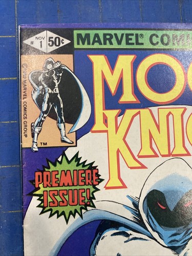 Moon Knight #1 1. App von Khonshu 1980 Marvel Comics schönes Exemplar sehr guter Zustand - Bild 3 von 7