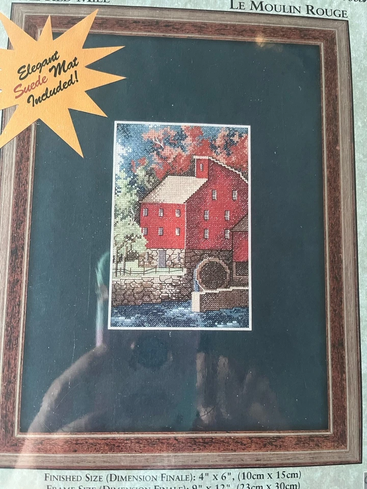 Elsa Williams CrossStitch 红磨坊、早餐、村庄步行道、岛屿灯 — 第 3/4 张图片