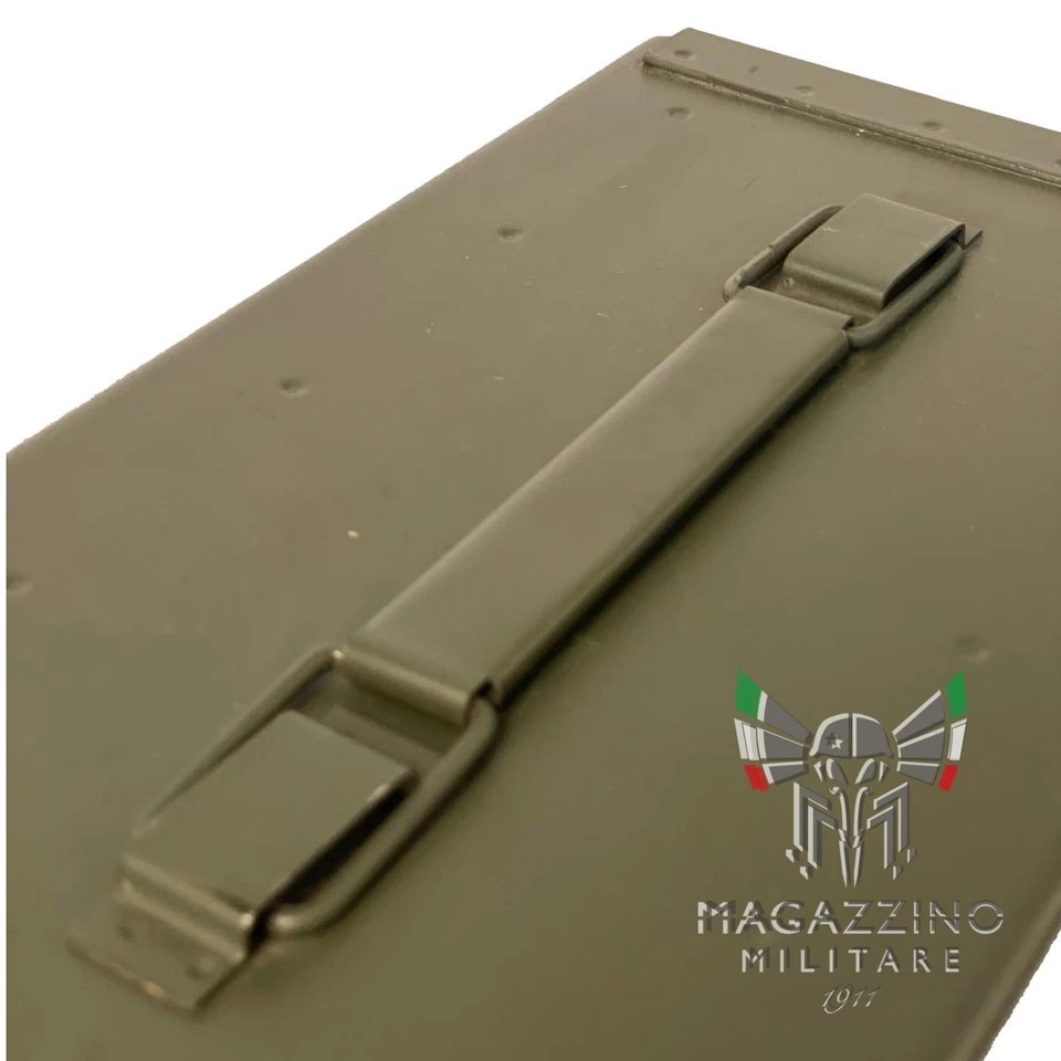 Cassetta Porta Munizioni Originale Esercito Ammobox NUOVA* - Immagine 4 di 4