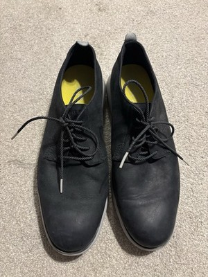 Cole Haan Zero grand Remastered Plain Toe Oxford In Black Nubuck Leather