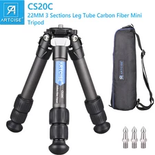 Portable Table-Top Tripod Carbon Fiber Mini Tripod  Desktop Tripod for Camera