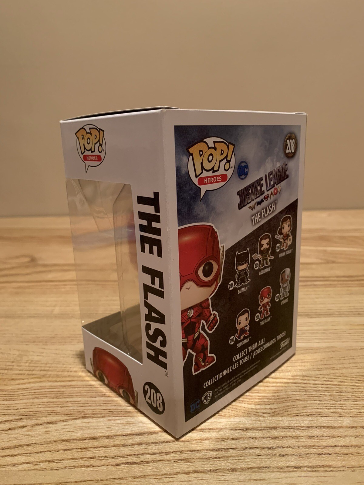 Funko Pop! The Flash #208 Heroes DC Justice League Vinyl Figure 