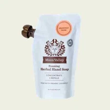 NEW Moon Valley Organics GRAPEFRUIT THYME FOAMING LIQUID HAND SOAP REFILL POUCH