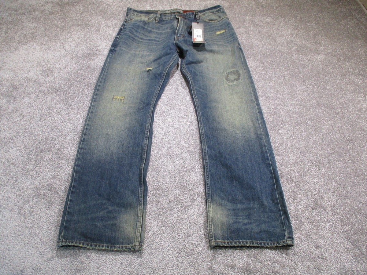 Levis Signature Jeans Mens Size W36 L30 Distressed New With Tags