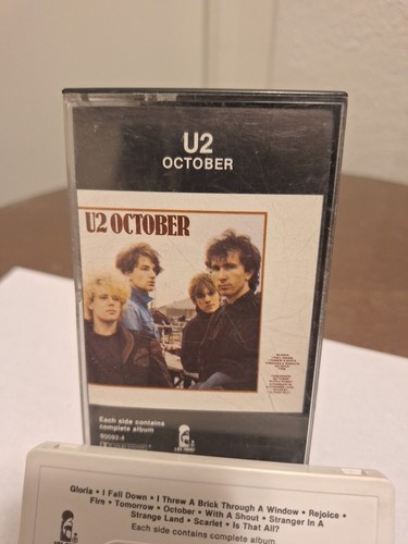 U2 OCTOBER VINTAGE CASSETTE TAPE ORIGINAL ISLAND RECORDS 1981! - Picture 2 of 6