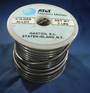 AT&T NASSAU Metals SOLDER 4.9 lbs ALLOY Western Electric Vintage