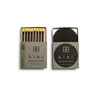 Hibi 10 Minutes Aroma,handmade in Japan,Lemongrass,Räucherstäbchen,Aromatherapie