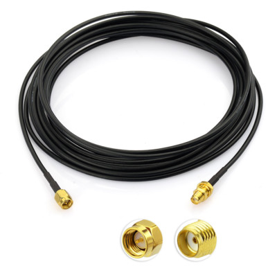 SMA Stecker auf Buchse Schott Kabel RG174 3M für CC1101 Huawei 4G LTE UMTS