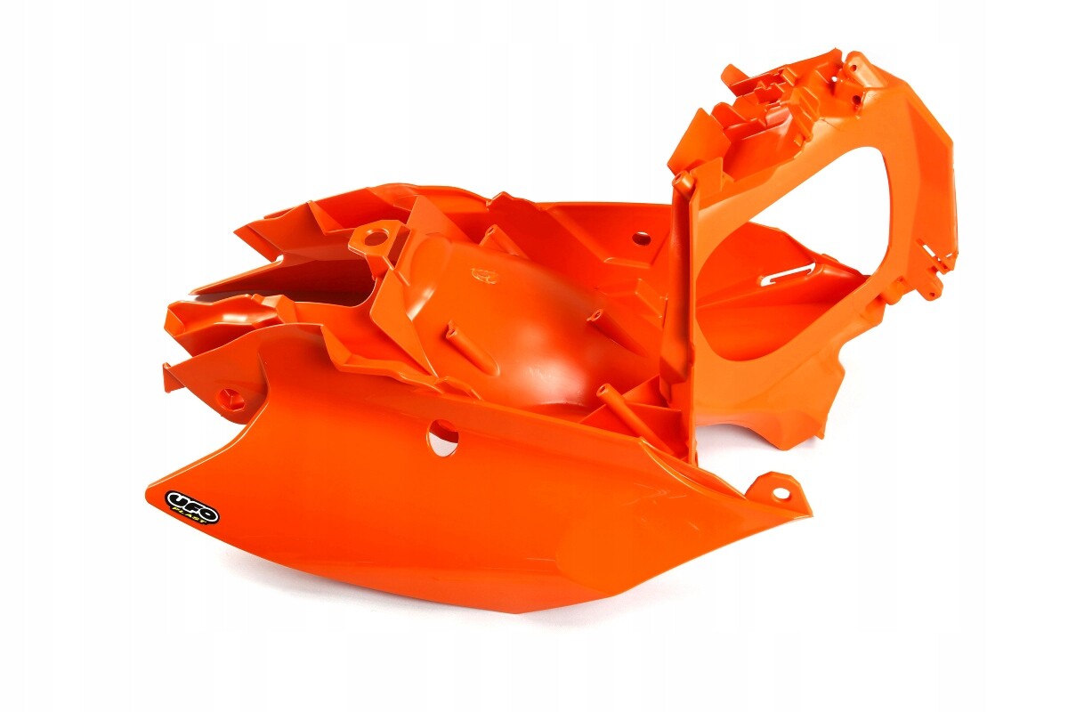 Plastique KTM EXC 2012-2015 : carénage plaque latérale arrière orange
