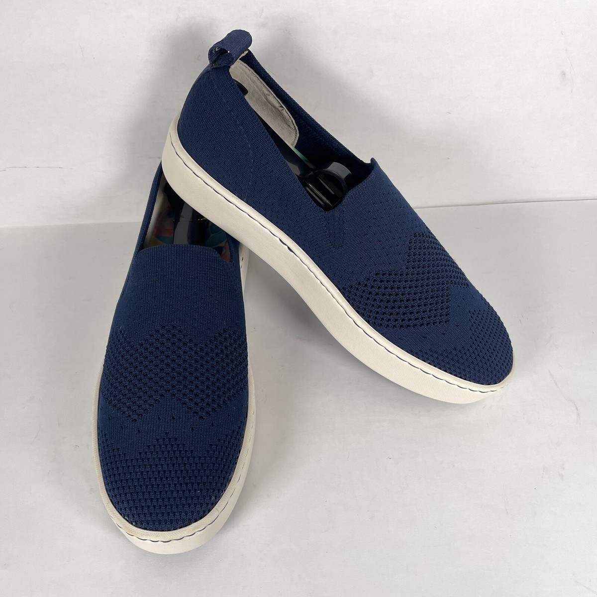 Born Solstice Slip-on Sneakers Women\'s Size 9 Navy it Knit Platform Shoes Sutton Knit Slip On - Navy – Bill Blass main image 4