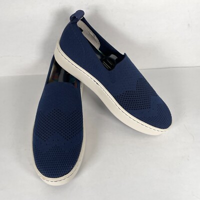 Born Solstice Flats Womens Size 9 M Navy Blue Knit Fabric  display picture 2