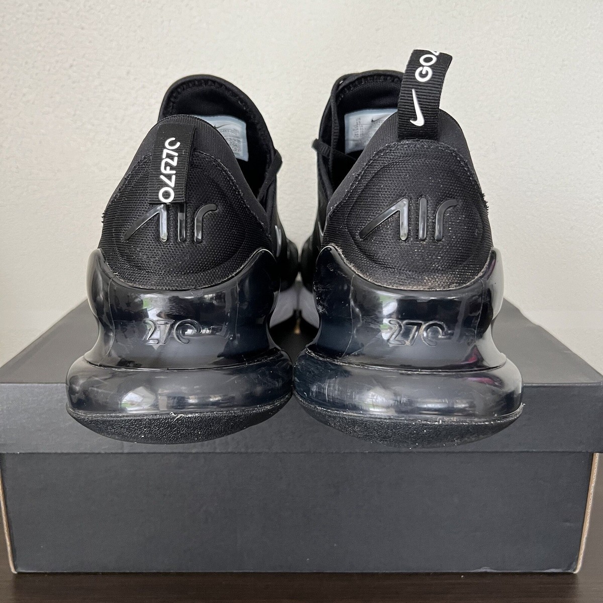 Size 15 - Nike Air Max 270 Golf Black White 2020 for sale online