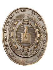 CBR/05/25 (REFA19) Large plaque academy of Paris to be determined