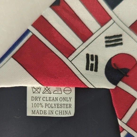 Corbata de cuello Steven Harris Países Bandera Nacional Roja Multicolor Slim Business Foto 4 de 4