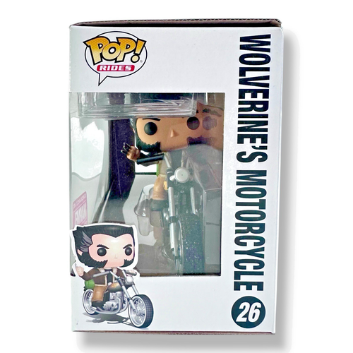 Funko Pop! Rides X-Men Wolverine's Motorcycle #26 SHELF WEAR Collector Exclusive - Picture 9 of 11