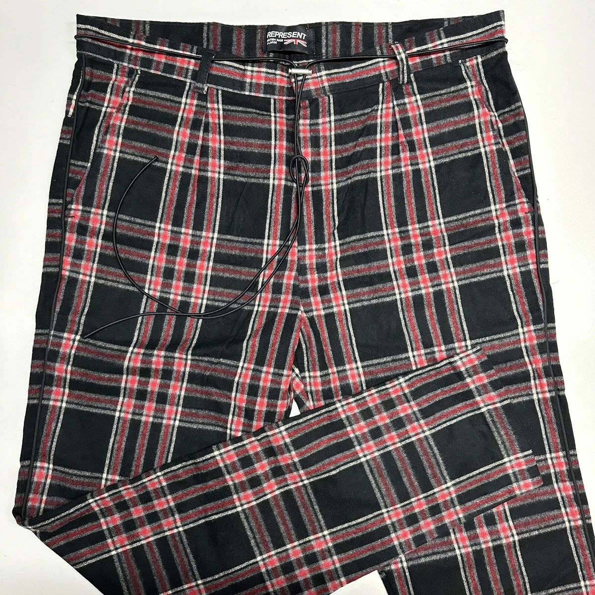 Represent tartan best sale pants