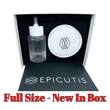 NEW - EPICUTIS Luxury Skincare Set Lipid Serum Hyvia Creme New Sealed $395 MSRP