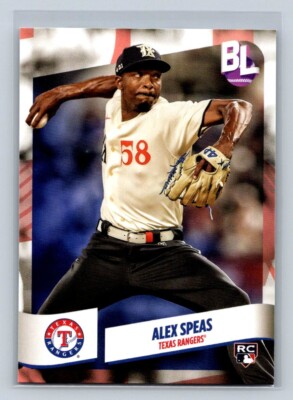 2024 Topps Big League Baseball Rookie Card #195 Alex Speas Texas Rangers