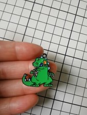 Lot 50 PCS cartoon dinosaur Enamel Charms Metal Pendants DIY earring Jewelry