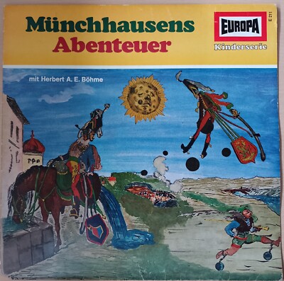 LP Münchhausens Abenteuer 1966 Herbert A.E. Böhme  Gottfried A. Bürger sehr gut