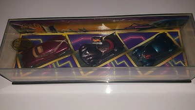 Lot 3 Hot Wheels 1999 Blue Card - Triclopz, Rareflow & Mercohaulic - Blister