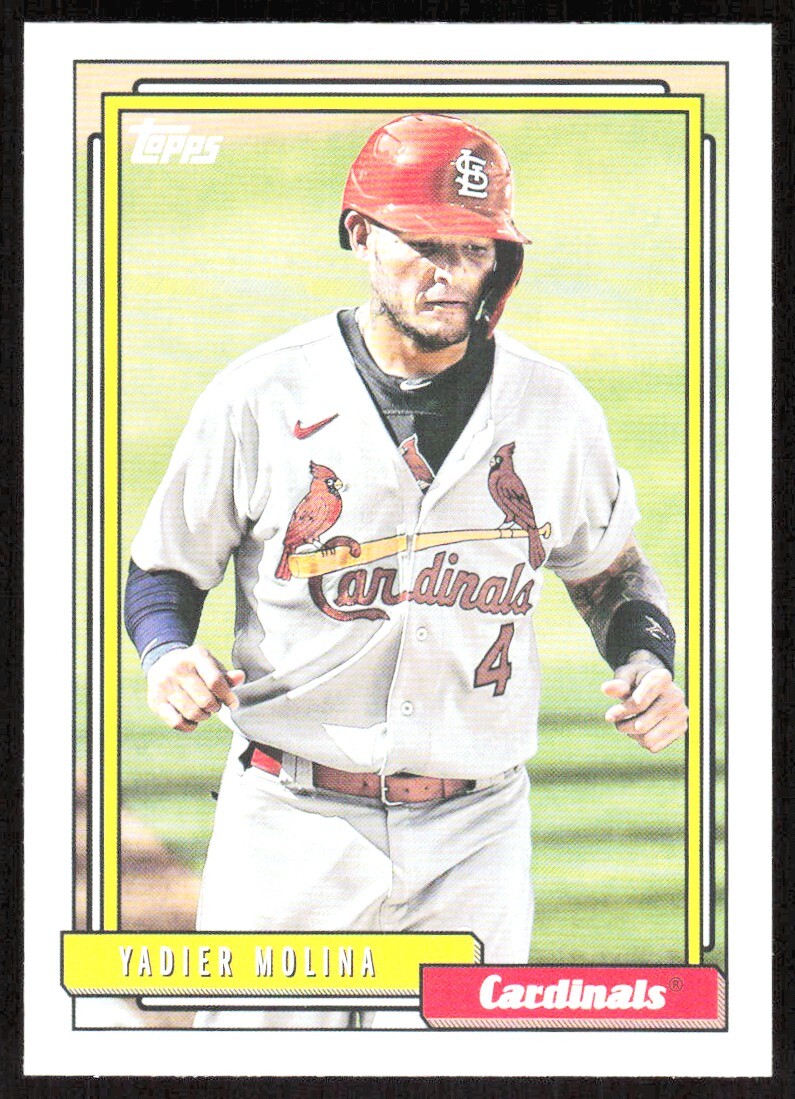 2021 3238B Topps Update 1992 Redux Yadier Molina St. Louis