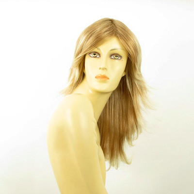 Perruque Longue Blonde Cuivrée Méchée DALILA 27t613 - Synthétique, Bonnet Large, Neuf étiqueté