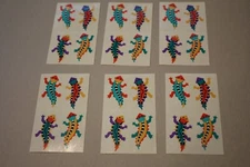 Vintage Mrs. Grossman's Stickers Native American Lizards by Robert Shields 96'
