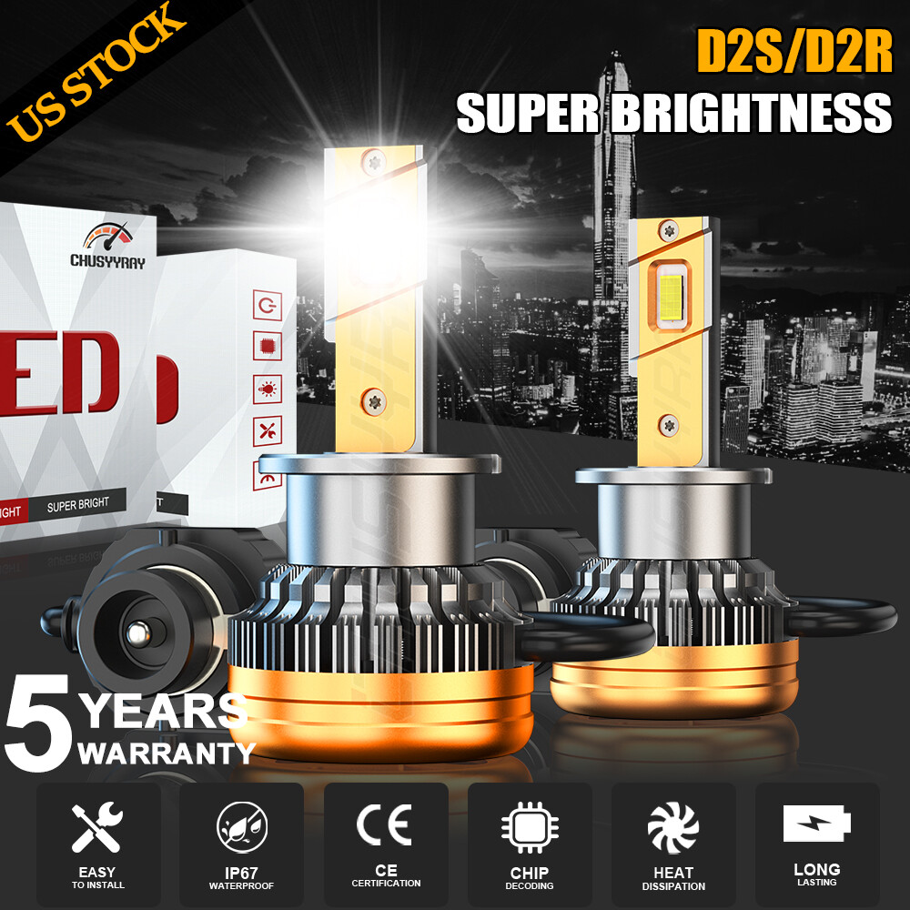 Pair D2S Performance Xenon Headlight Bulb for LEXUS LS430 20042006 Low